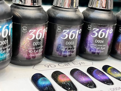 پک 5تایی لاک ژل کهکشانی 15میل برند 361درجه