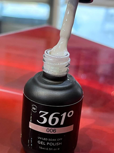 لاکژل 15میل برند 361درجه شماره 006