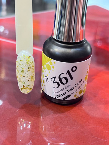 تاپ تخم مرغی 15میل برند 361درجه طلا کوب