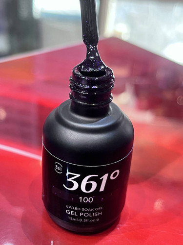 لاکژل 15میل برند 361درجه شماره 100