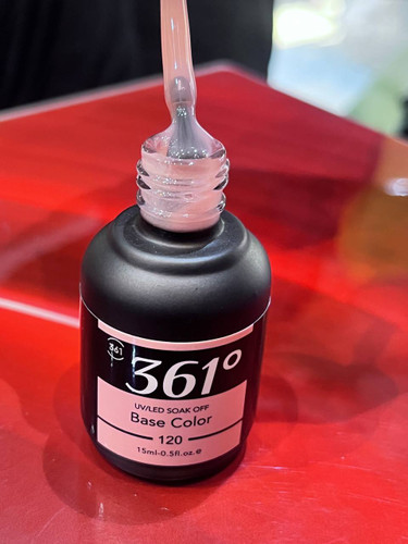 لاکژل بیس 15میل برند 361درجه شماره 120