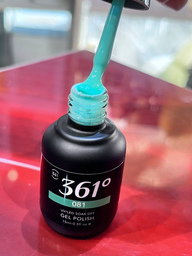 لاکژل 15میل برند 361درجه شماره 081