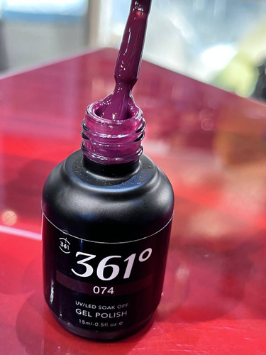 لاکژل 15میل برند 361درجه شماره 074