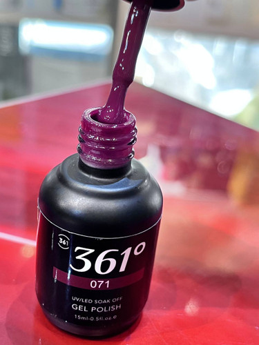 لاکژل 15میل برند 361درجه شماره071