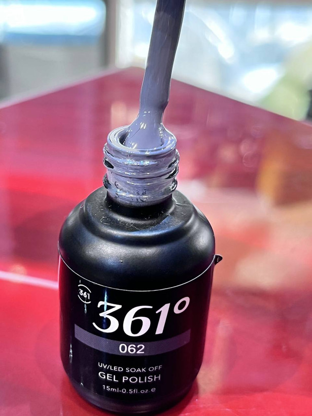 لاکژل 15میل برند 361درجه شماره 062