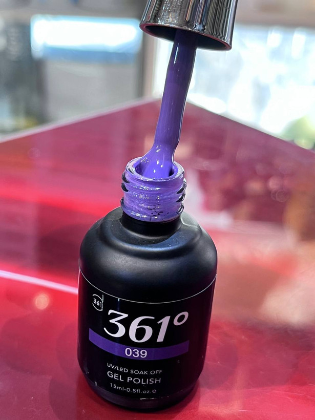 لاکژل 15میل برند 361درجه 039