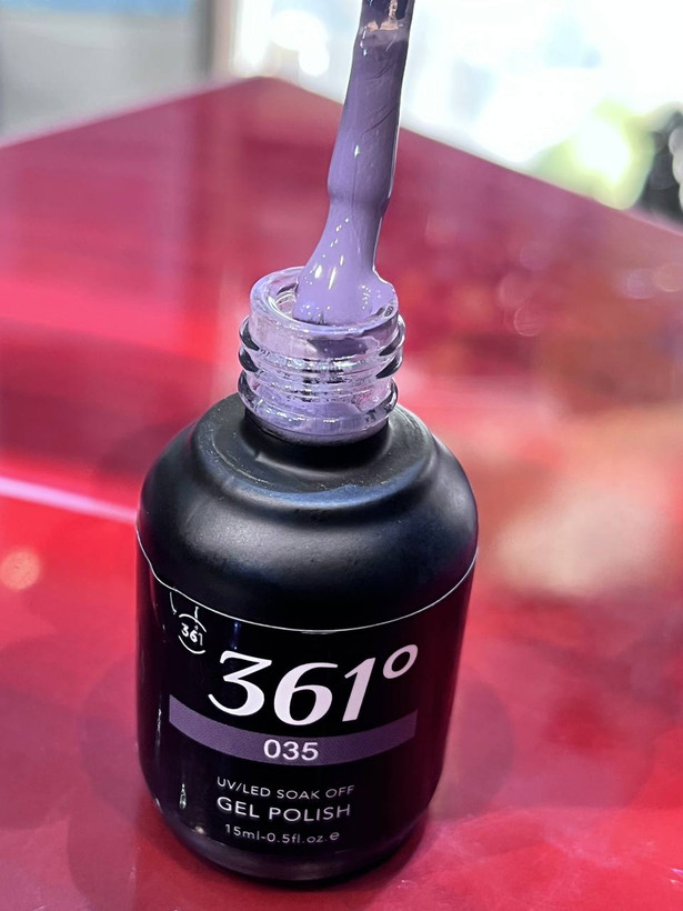 لاکژل 15میل برند 361درجه شماره 035