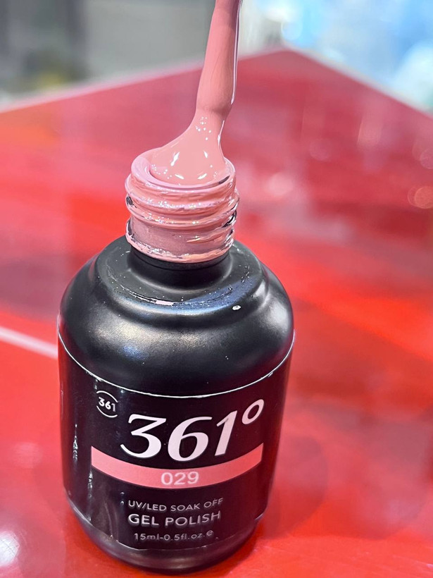 لاکژل 15میل برند 361درجه شماره 029