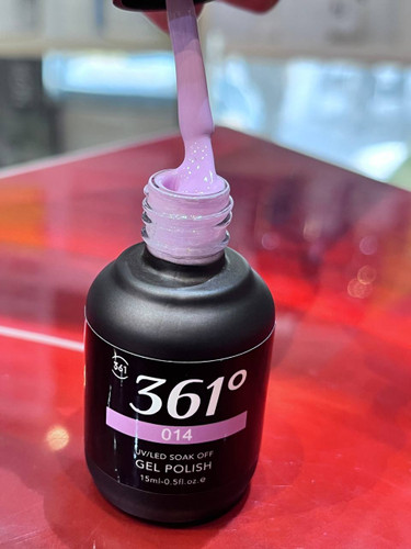 لاکژل 15میل برند 361درجه شماره 014