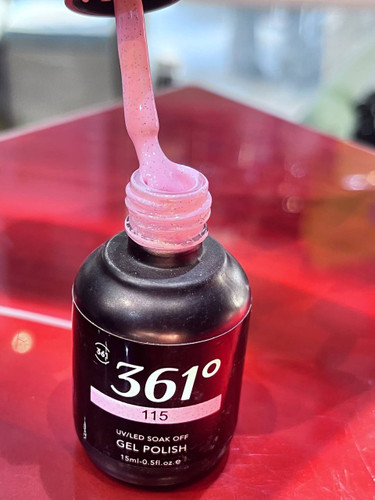 لاکژل تخم مرغی 15میل برند 361درجه