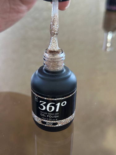 لاک ژل دیسکو 15میل برند 361درجه