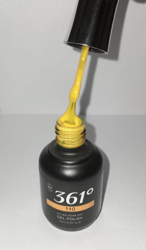 لاکژل 15میل برند 361درجه شماره 110